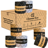  shotCleesse Eco 24 roll bamboo toilet paper pack – eco friendly toilet rolls UK