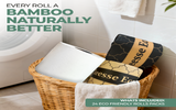 Bamboo Toilet Rolls 24 Pack – Eco Friendly Toilet Paper | Cleesse Eco